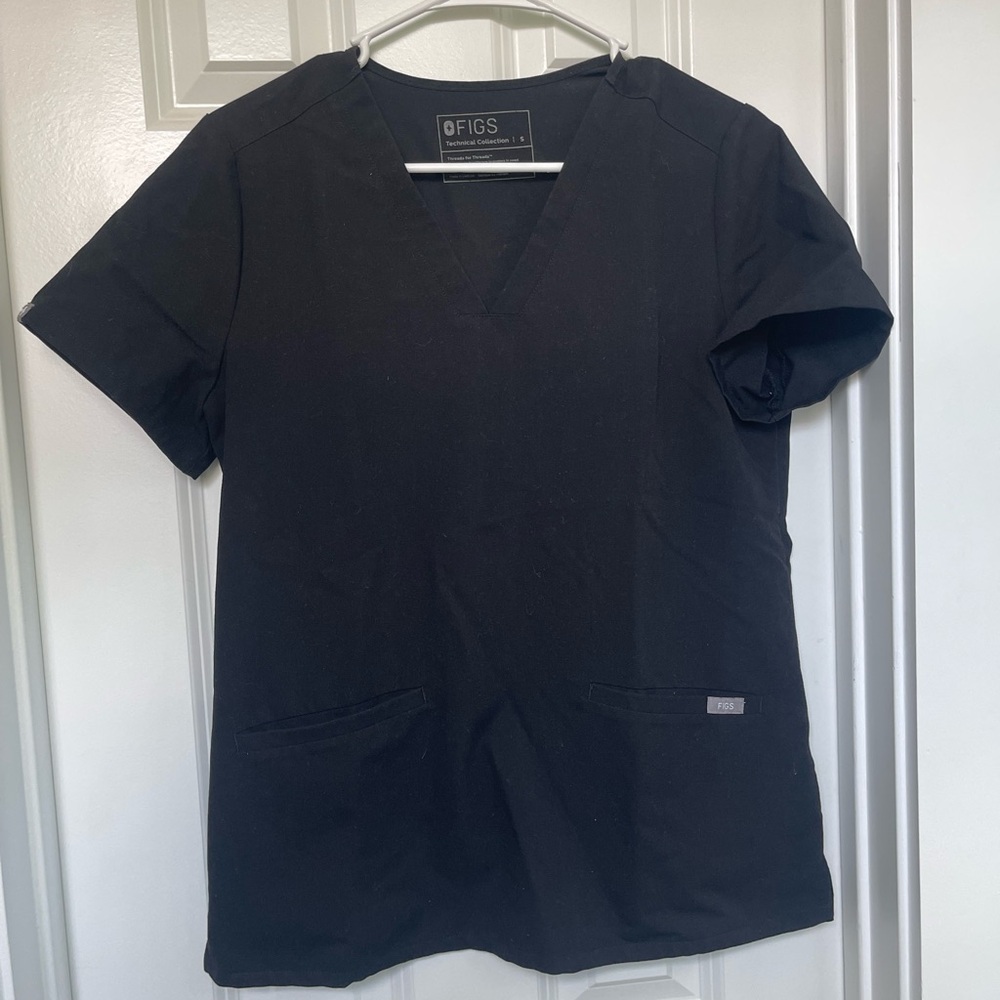 Figs Technical Collection Black Top